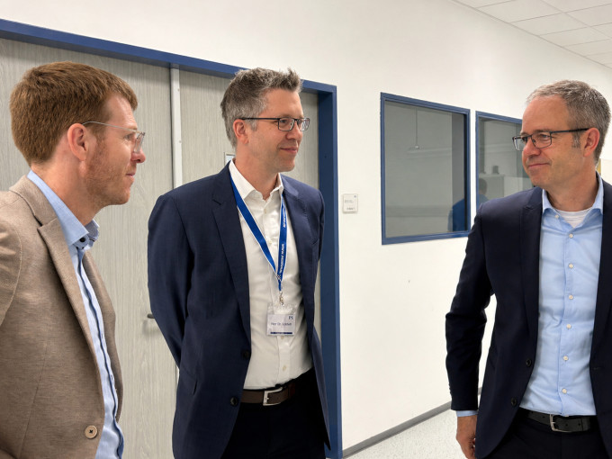 Michael Albiez, Mathias Eickholt, and Patrick Pertsch at PIC in Lederhose