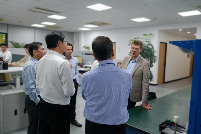 Michael Albiez and Thorsten Kahlert in China