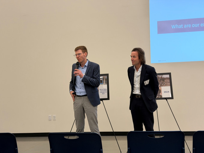 Michael Albiez and Thorsten Kahlert in the United States